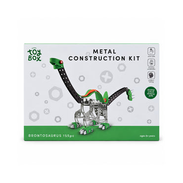 Kaiser Toy Box - Kids Metal Construction Kit 155 Pieces - BRONTOSAURUS