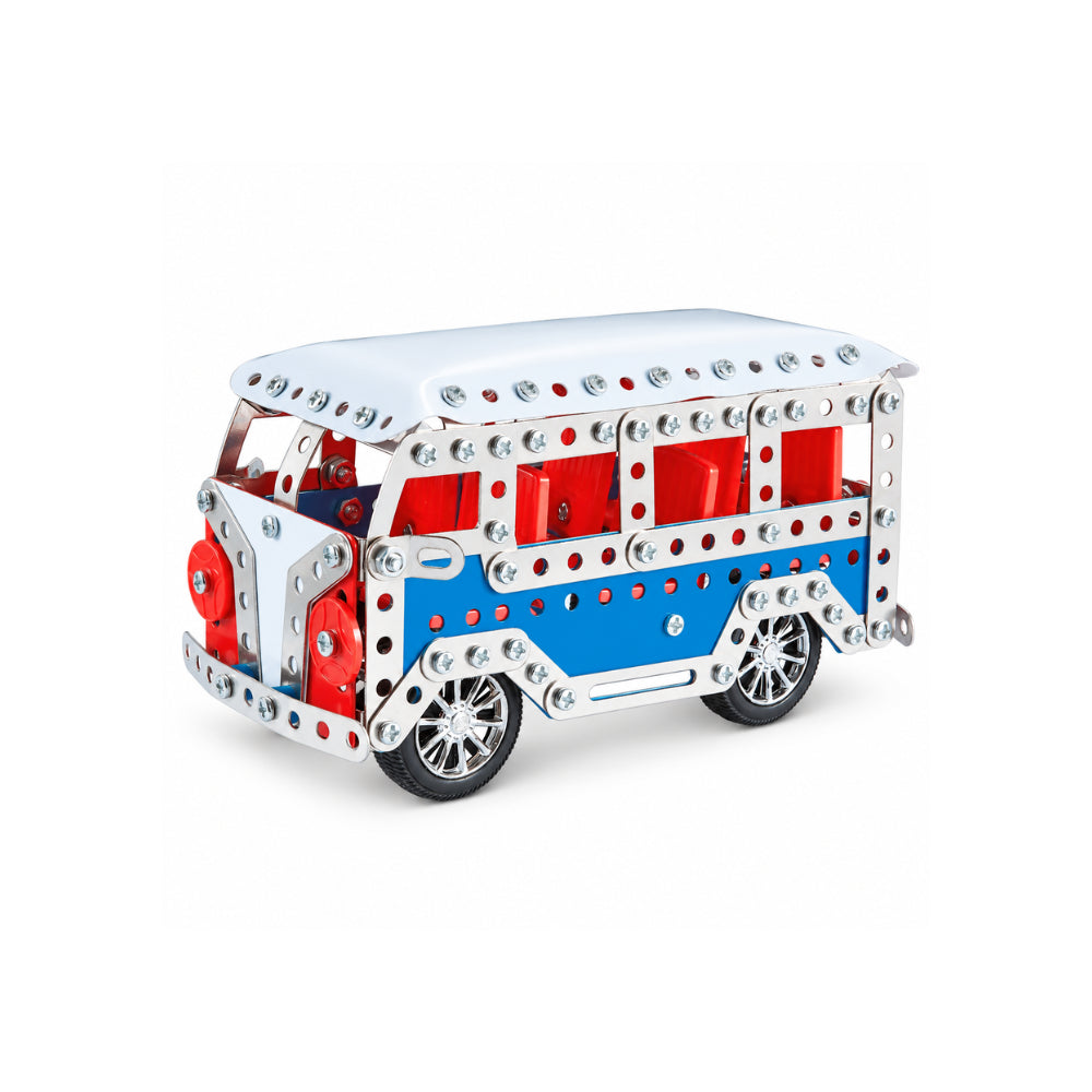 Kaiser Toy Box - Kids Metal Construction Kit 337 Pieces - COMBI VAN