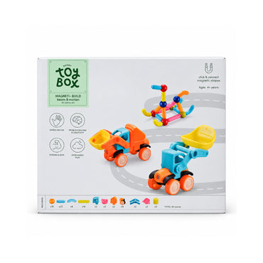 Kaiser Toy Box - Magnetic Build 80 Pieces - BEAM & MOTION