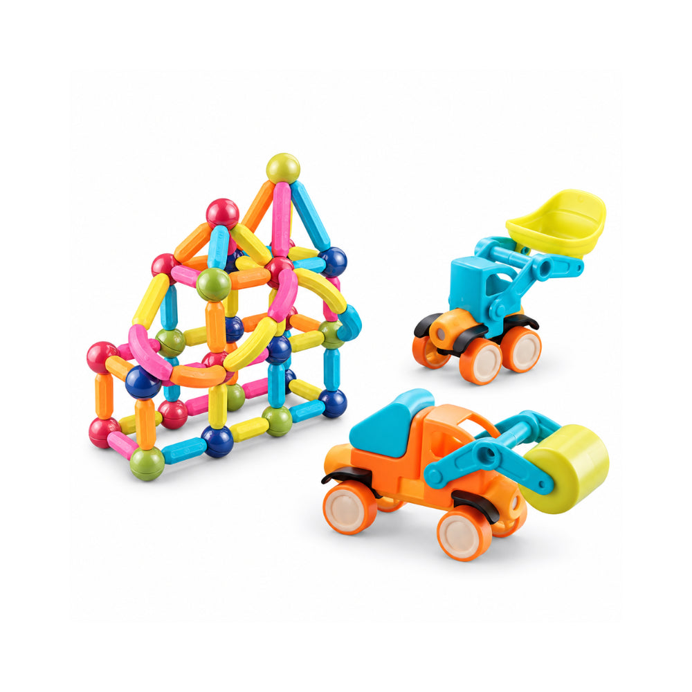 Kaiser Toy Box - Magnetic Build 100 Pieces - BEAM & MOTION