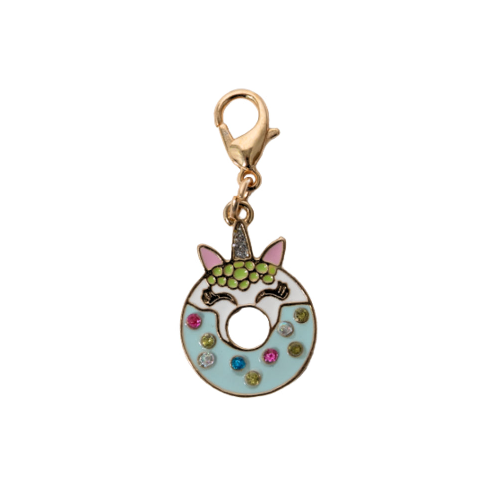 Kids Mini Charm - Gold Donut