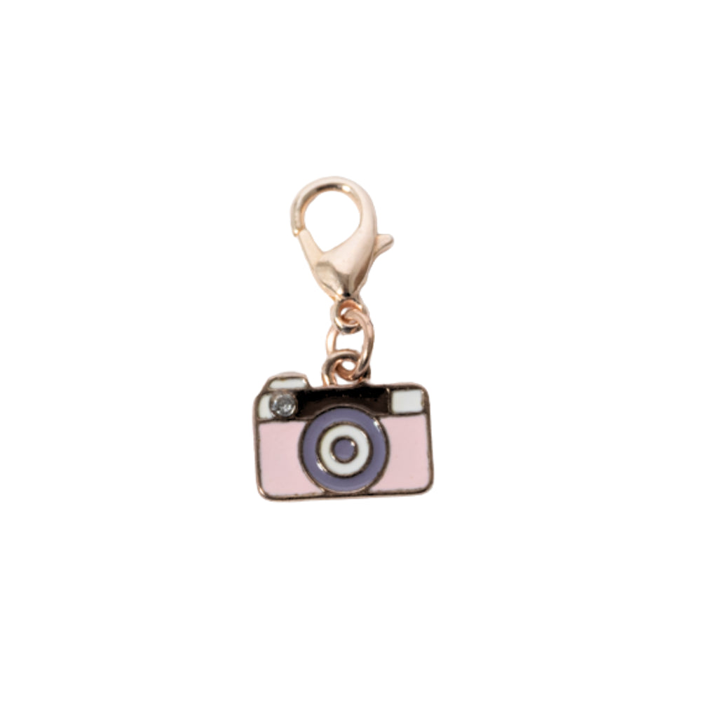 Kids Mini Charm - Rose Gold Camera
