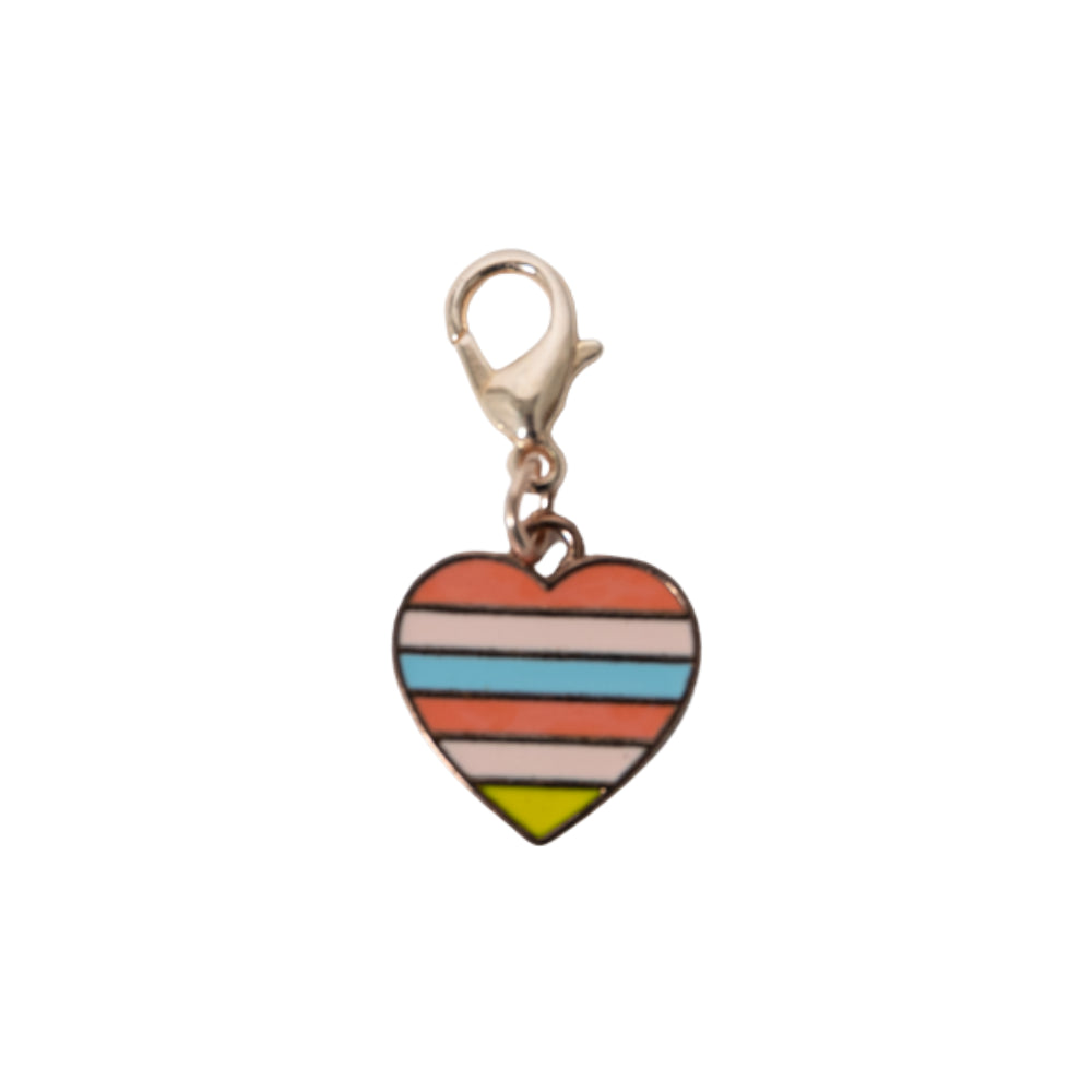 Kids Mini Charm - Rose Gold Multi Heart