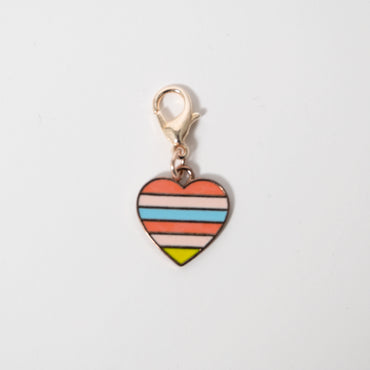 Kids Mini Charm - Rose Gold Multi Heart