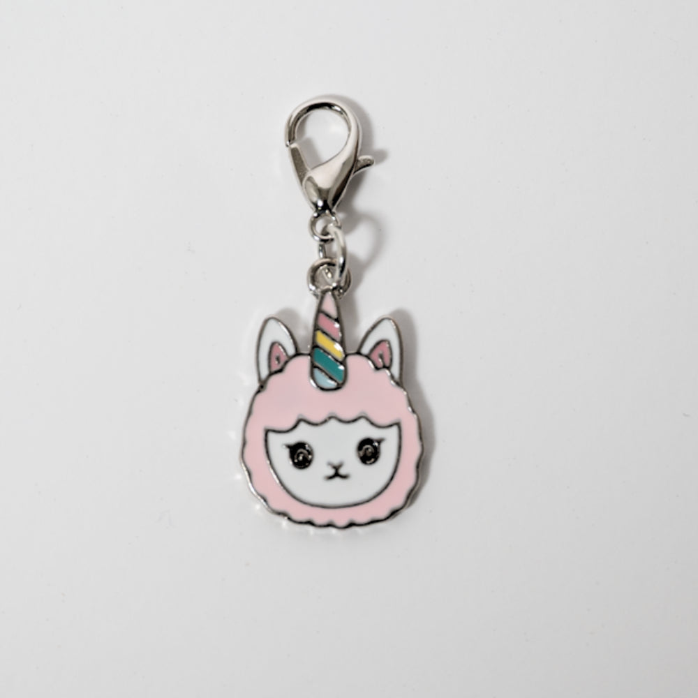 Kids Mini Charm - Silver Llama