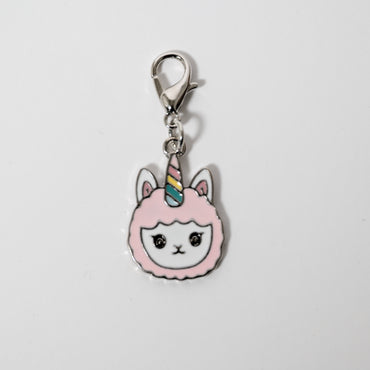 Kids Mini Charm - Silver Llama