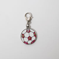 Kids Mini Charm - Silver Soccer Ball