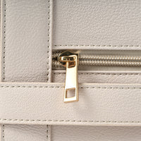 Belle Collection Structured Tote Bag - TAUPE