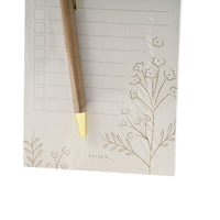 Belle Collection List Notepad with Pen - BUDS
