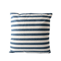Coastal Tones Collection Printed Cushion - NAVY PINSTRIPE