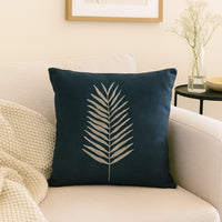 Coastal Tones Collection Printed Cushion - PALM LEAF