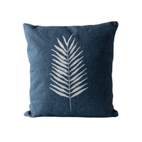 Coastal Tones Collection Printed Cushion - PALM LEAF