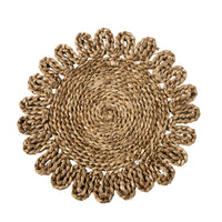 Coastal Tones Collection Raffia 4pk Placemat Set - SUN