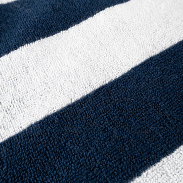 Coastal Tones Collection Hand Towel - NAVY STRIPE