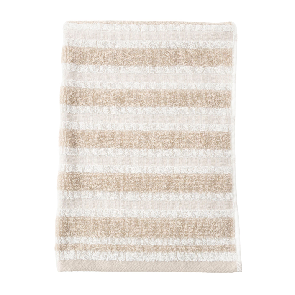 Coastal Tones Collection Hand Towel - SAND STRIPE