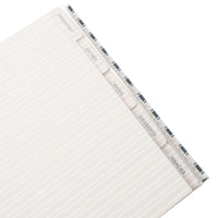 Coastal Tones Collection Recipe Binder Large - NAVY PINSTRIPE