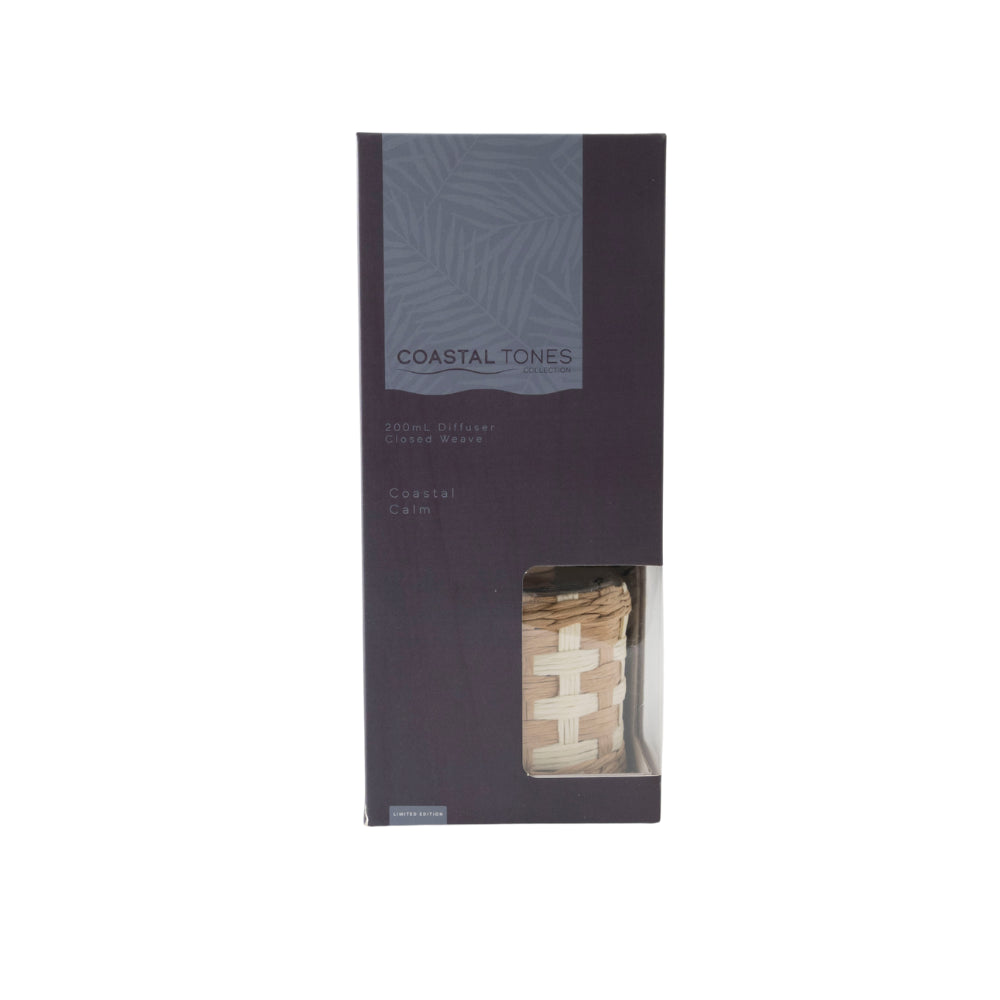 Coastal Tones Collection Diffuser 200ml - CLOSED WEAVE