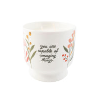 K&Co. Wild Flower Collection Ceramic Candle - AMAZING