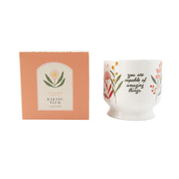 K&Co. Wild Flower Collection Ceramic Candle - AMAZING