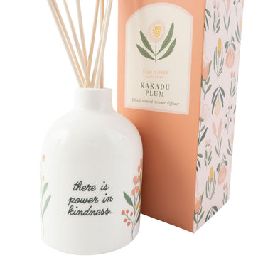 K&Co. Wild Flower Collection Ceramic Diffuser - KINDNESS