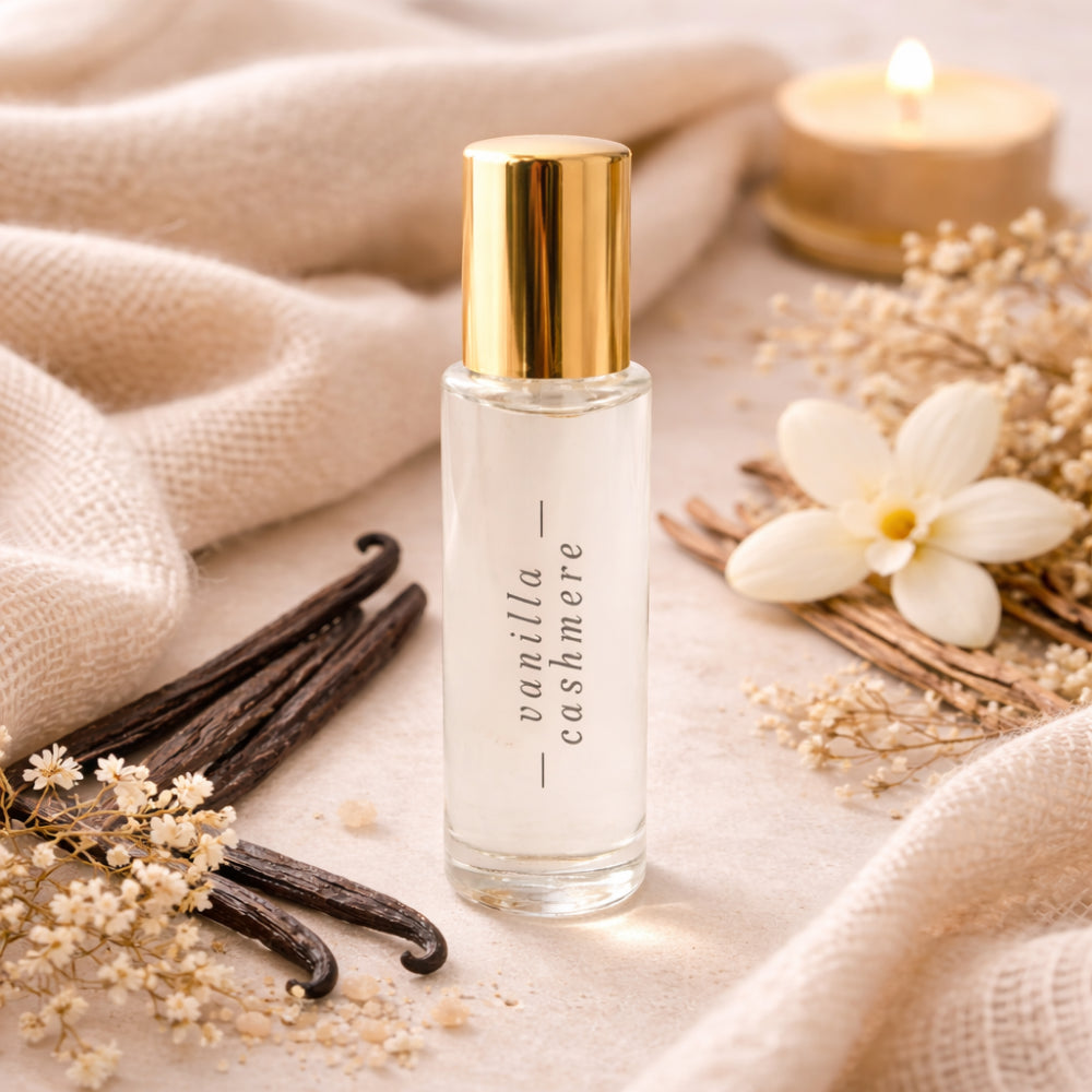 K&Co. Wild Flower Collection Perfume Roll-On 15ml - VANILLA CASHMERE