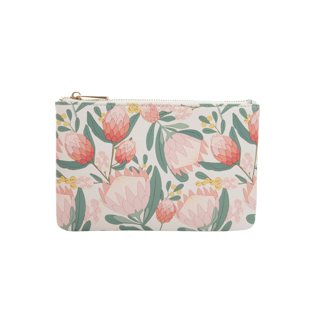 K&Co. Wild Flower Collection Large Tote Bag with Pouch - BALLERINA