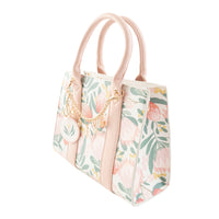 K&Co. Wild Flower Collection Structured Mini Tote Bag with Charms - WILDFLOWER