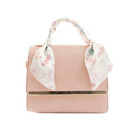 K&Co. Wild Flower Collection Handle Side Bag with Scarf - BALLERINA