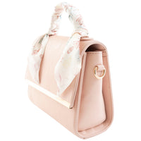 K&Co. Wild Flower Collection Handle Side Bag with Scarf - BALLERINA