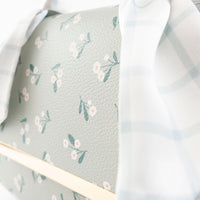 K&Co. Wild Flower Collection Handle Side Bag with Scarf - PAPER FLOWER