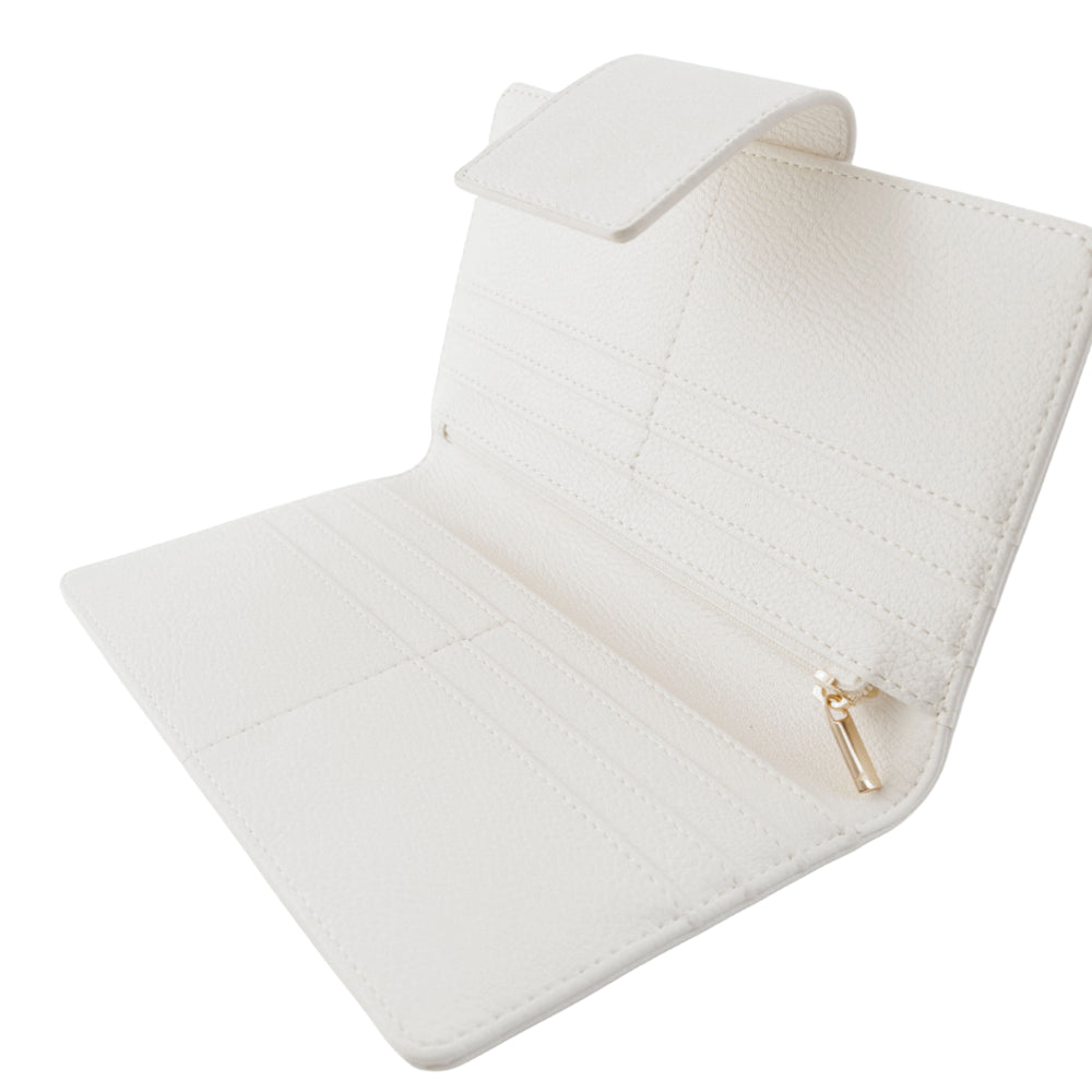 K&Co. Wild Flower Collection Bifold Wallet - CREAM