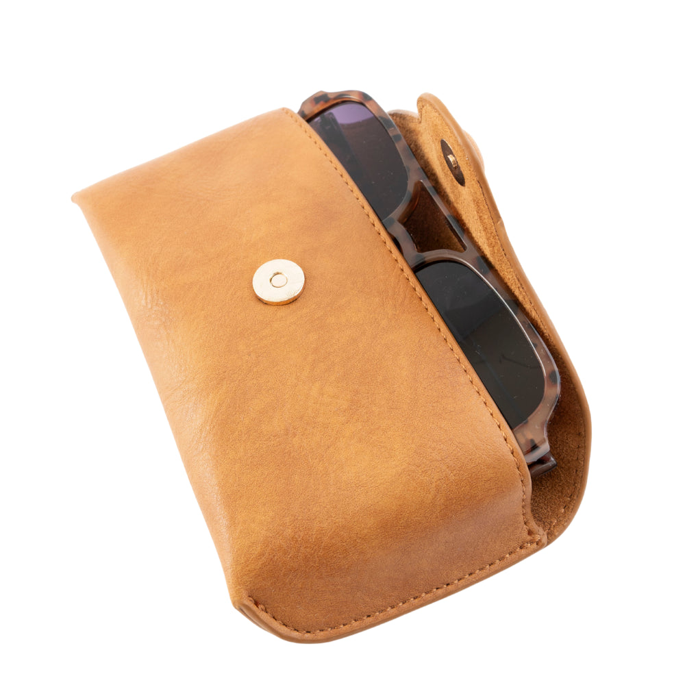 K&Co. Wild Flower Collection Sunglasses Case - TAN