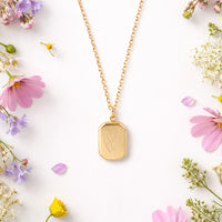 K&Co. Wild Flower Collection Pendant Necklace - LEAF