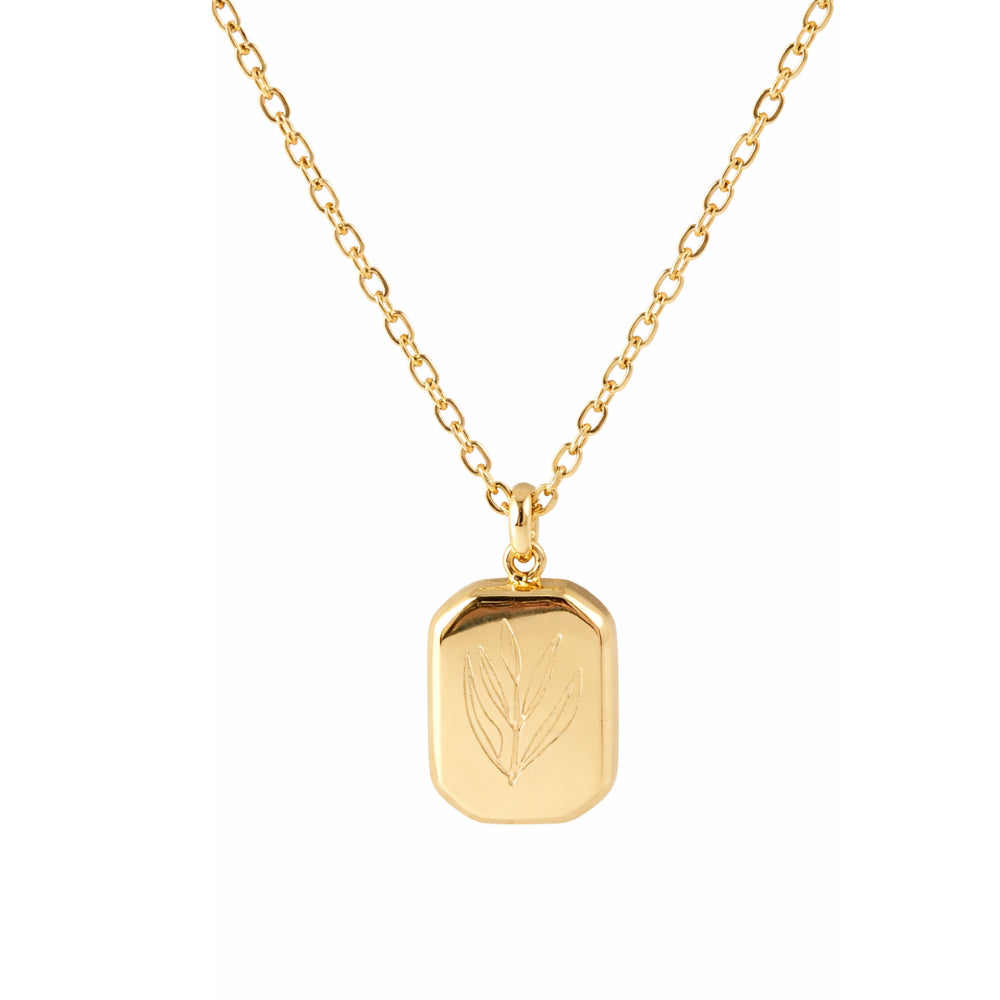 K&Co. Wild Flower Collection Pendant Necklace - LEAF