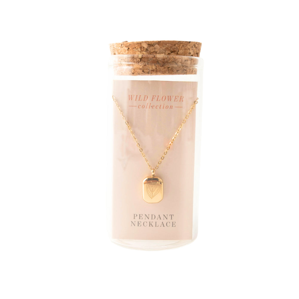 K&Co. Wild Flower Collection Pendant Necklace - LEAF