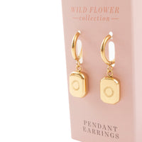 K&Co. Wild Flower Collection Pendant Earrings - DAISY