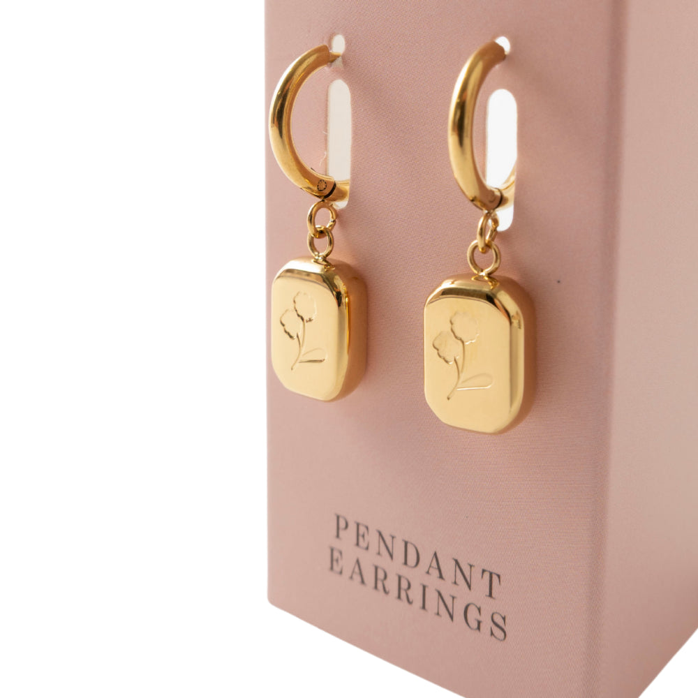 K&Co. Wild Flower Collection Pendant Earrings - BUDS