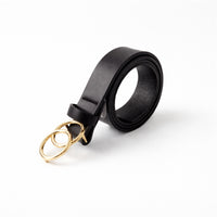 K&Co. Double Ring Belt  - BLACK
