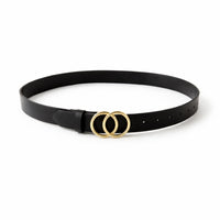 K&Co. Double Ring Belt  - BLACK