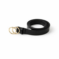 K&Co. Double Ring Belt  - BLACK