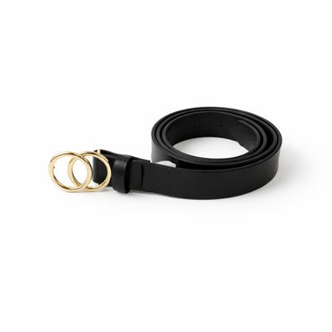 K&Co. Double Ring Belt  - BLACK