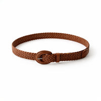 K&Co. Petal Series Weave Belt  - TAN