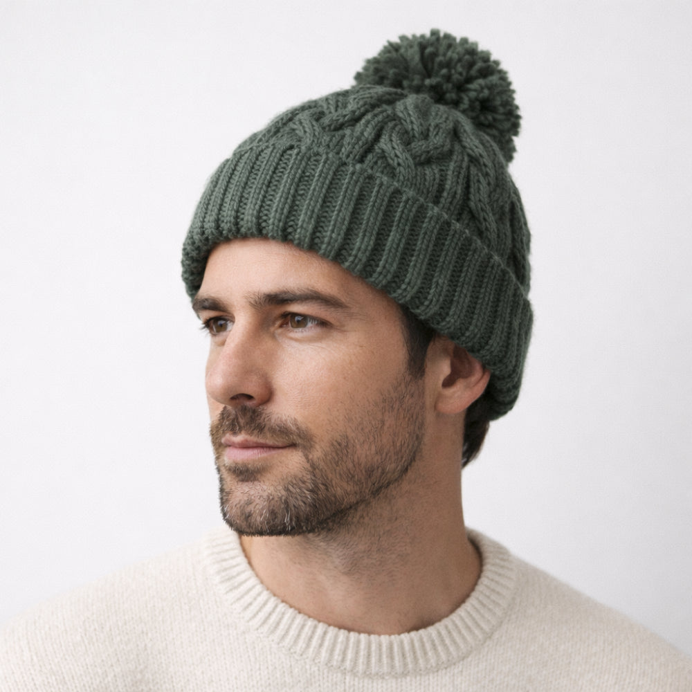 K&Co. Petal Series Beanie - FOREST GREEN