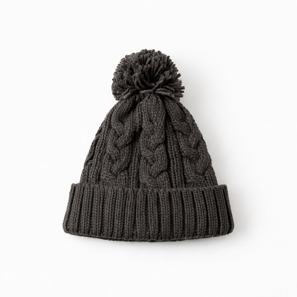 K&Co. Petal Series Beanie - CHARCOAL