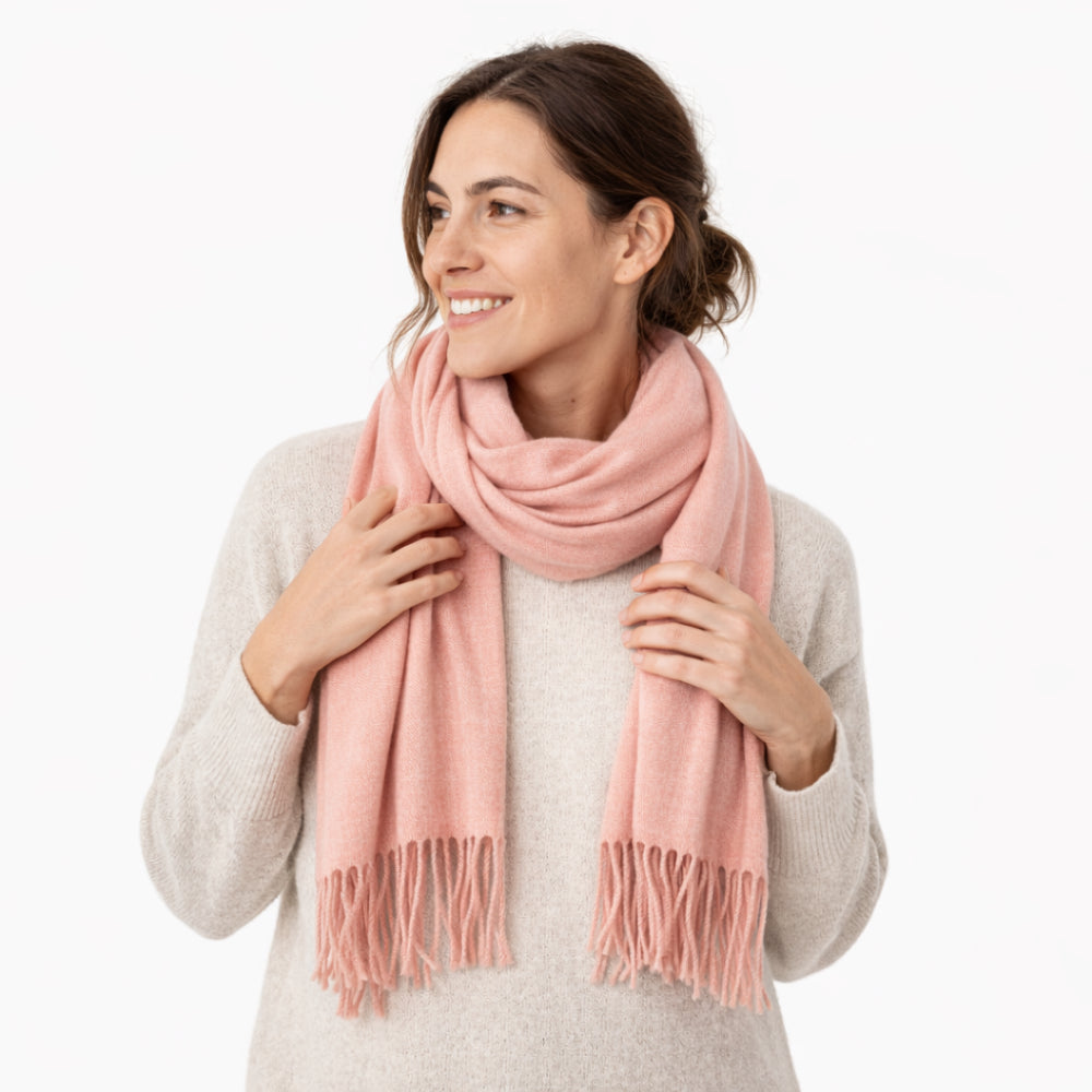 K&Co. Petal Series Winter Scarf - BLUSH