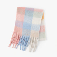 K&Co. Petal Series Chunky Scarf - PASTEL CHECK