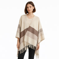 K&Co. Petal Series Poncho - LATTE