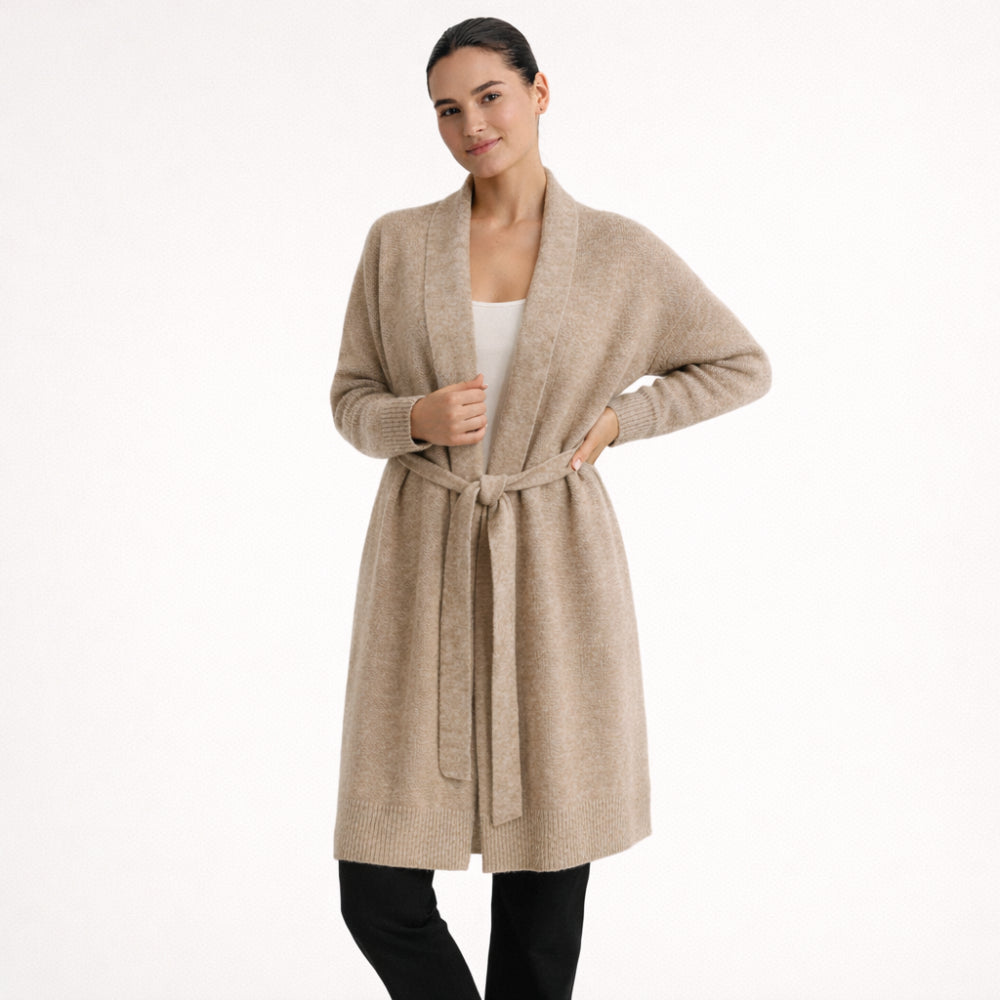 K&Co. Petal Series Knit Cardigan - LATTE