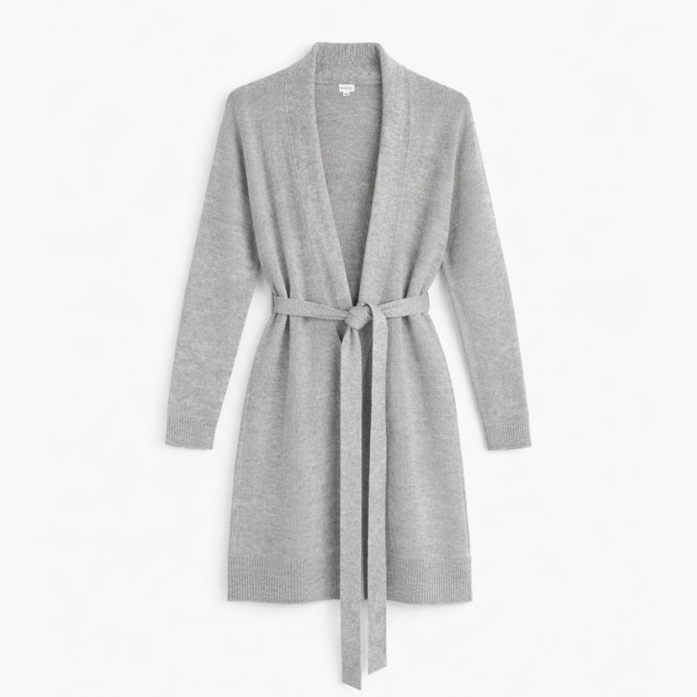 K&Co. Petal Series Knit Cardigan - GREY MERLE