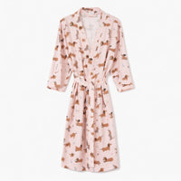 K&Co. Petal Series Flannelette Robe - HAPPY PUPS